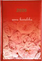 KALENDARZ A5 2026 TYGODNNIOWY motyw kwiatowy z twoim imieniem prezent