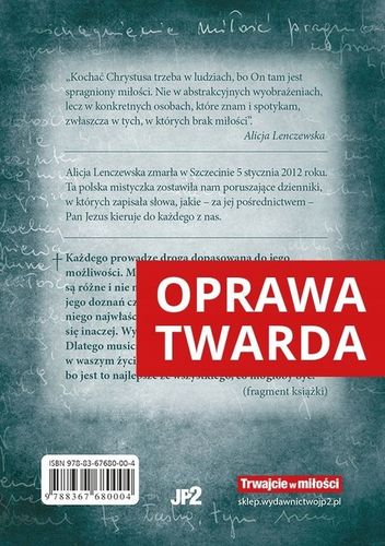 Świadectwo TW Alicja Lenczewska na Arena.pl