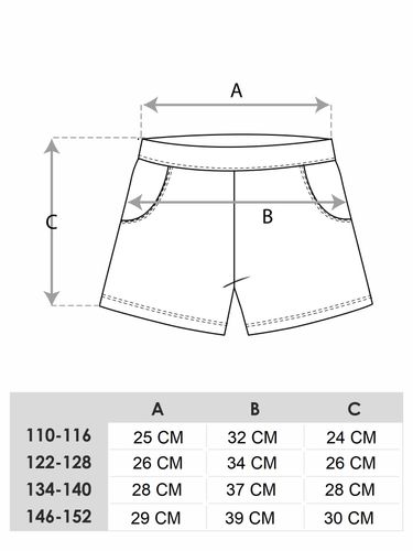 Krótkie bawełniane spodenki szorty dziewczęce różowe 146-152 YOCLUB na Arena.pl