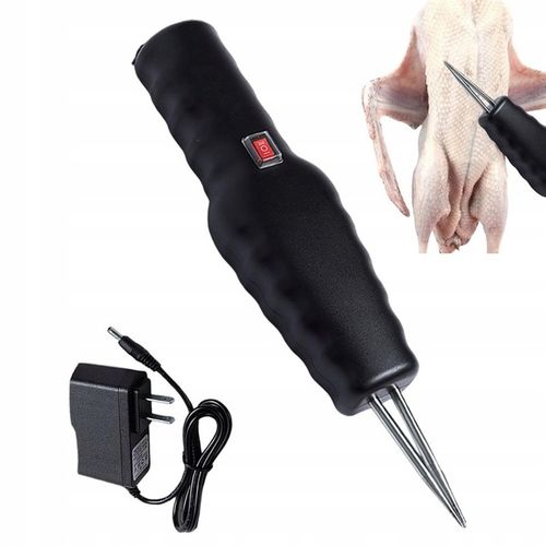 ELEKTRYCZNA SKUBARKA SKUBACZKA DO PIERZA DROBIU KUR KURCZAKÓW PIÓR Czarny na Arena.pl