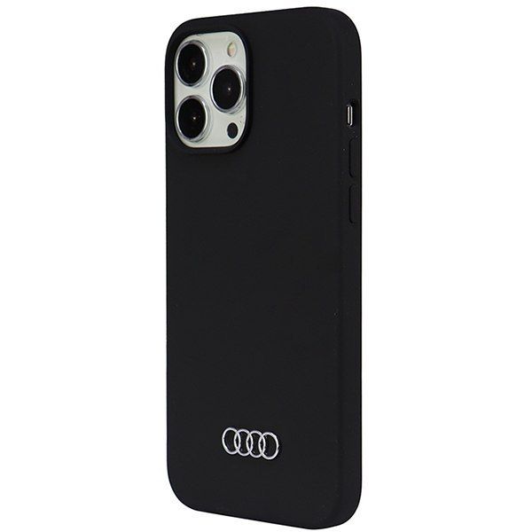 Audi Silicone Case iPhone 13 Pro Max 6.7" czarny/black hardcase zdjęcie 3