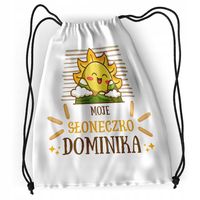 Plecak Sportowy Szkolny Dla Dominiki Córki Dziecka Z Nadrukiem Ze Zdjęciem