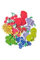 NAKLEJKI Z PIANKI - OWOCE 45 SZT KSPI-422 DP CRAFT