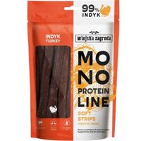 przysmaki dla psa indyk monoproteinowe miękkie paski wiejska zagroda 100g