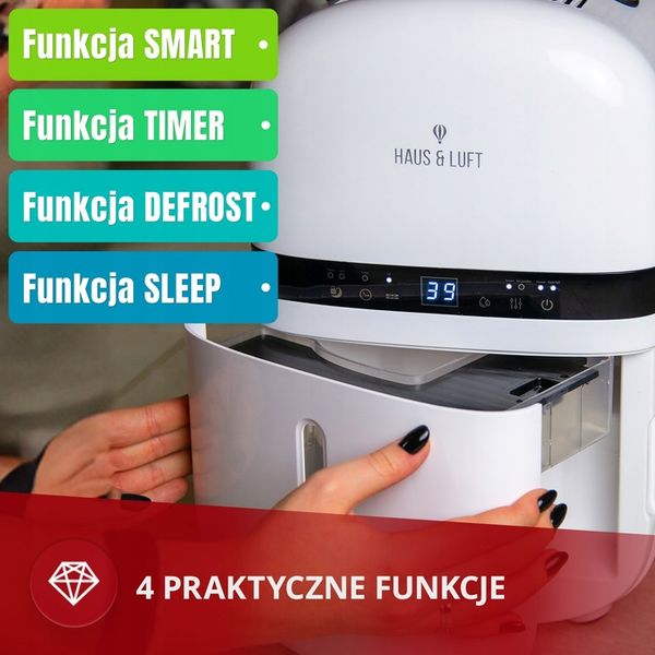 Osuszacz powietrza pochłaniacz wilgoci 5l/24 h Haus & Luft HL-OS-05 zdjęcie 13