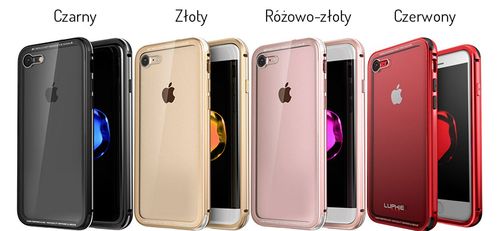 Etui LUPHIE LOCK BUMPER Apple iPhone 7/8 + SZKŁO na Arena.pl