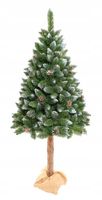 CHOINKA SZTUCZNA DIAMENTOWA NA PNIU SZYSZKI 220 cm