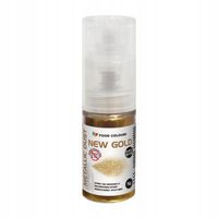 Złoty brokat jadalny pyłek w pompce New Gold 5g