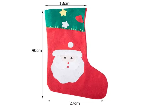 Skarpeta świąteczna na prezenty św. Mikołaja torba na Arena.pl