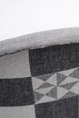 Krzesło P018 DAR Pattern szare/patchwork na Arena.pl