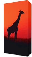 Obraz 20x40cm Żyrafa w Czerni