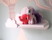 Półka Chmurka dla dziecka, DUŻA 50 cm, Laguna, pokój dziecięcy