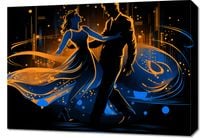 Obraz 70x50cm Taniec w Świetle Nocnej Aury