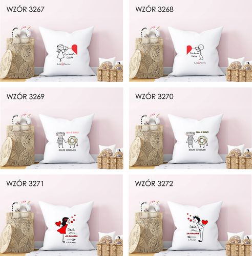 Poduszka z nadrukiem PREZENT na WALENTYNKI LOVE na Arena.pl
