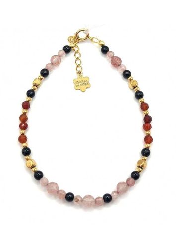 Bransoletka KWARC TRUSKAWKOWY 925 na Arena.pl