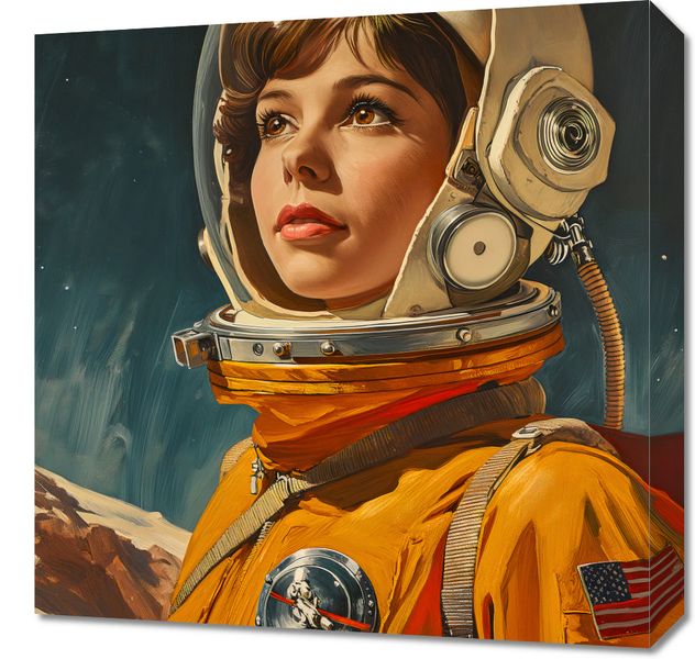 Obraz 50x50cm Pionierka Kosmosu zdjęcie 1