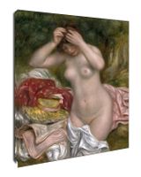 Bather Arranging Her Hair, Auguste Renoir - obraz na płótnie 60x90 cm