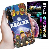 ETUI DO XIAOMI NOTE 8T - ROBLOX DZIECIECE WZORY SUPER MARIO + SZKŁO