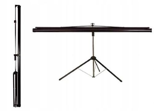 Duży EKRAN PROJEKCYJNY na statywie 200X200cm 112" HDREADY 4K na Arena.pl