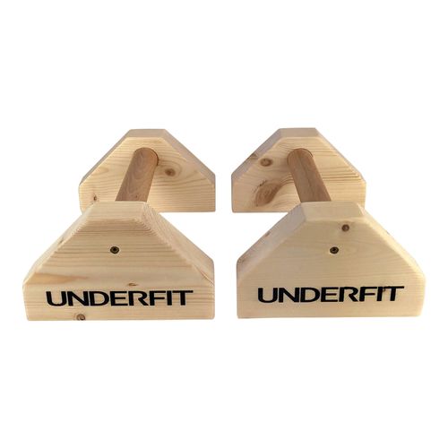 Drewniane uchwyty do pompek paraletki UNDERFIT 28 cm na Arena.pl