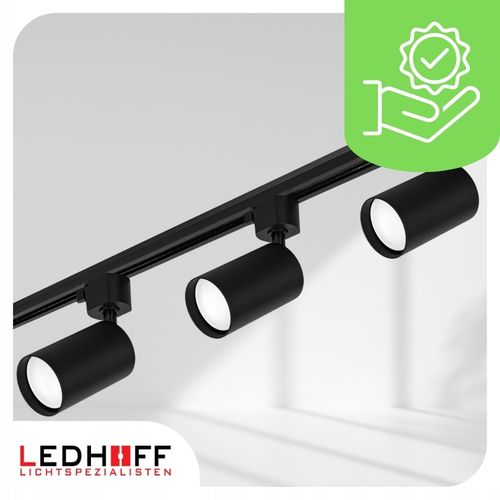 Oświetlenie szynowe Zestaw listwa 2m + 4x lampa GU10 CZARNY na Arena.pl