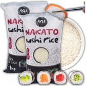 RYŻ DO SUSHI NAKATO 2x 1KG PREMIUM SUSHI 2KG RICE ZESTAW ASIA KITCHEN