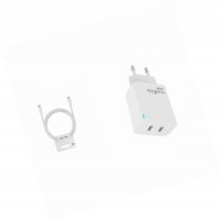 Ładowarka sieciowa GaN 45W dwa USB-C zem do Samsung Galaxy S22 Ultra 5G