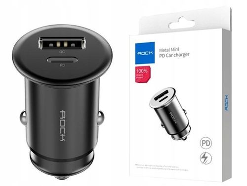 Rock ładowarka samochodowa USB C SuperCharge 5A na Arena.pl