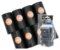 UNIQ PETS woreczki na psie odchody czarne 8x20sztuk