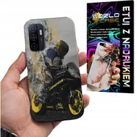 ETUI CASE DO OPPO A53s A53 2020 - MOTOR FAN Motocykle MĘSKIE WZORY PLECKI
