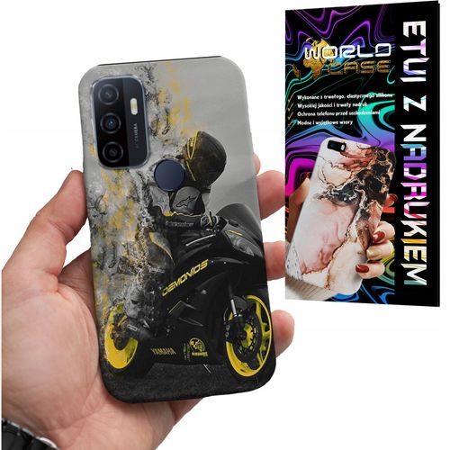 ETUI CASE DO OPPO A53s A53 2020 - MOTOR FAN Motocykle MĘSKIE WZORY PLECKI na Arena.pl