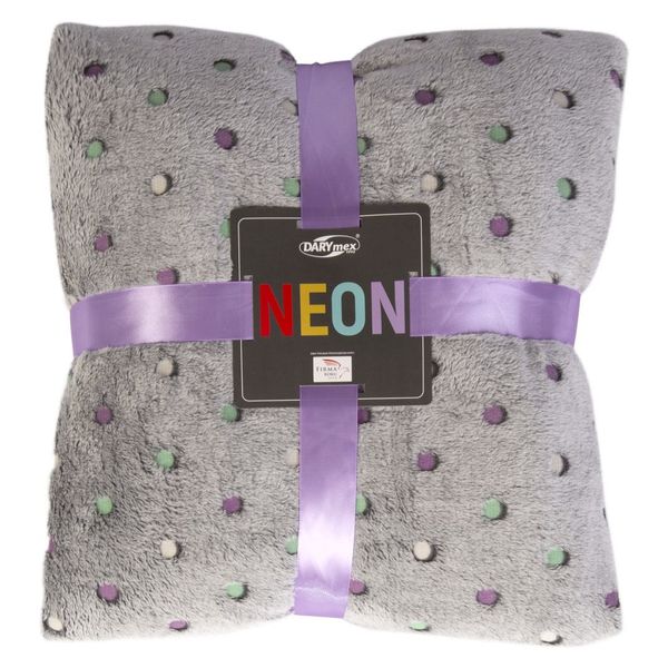 Koc NEON/antracyt/150x200 zdjęcie 1