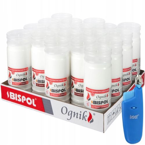 Wkłady do zniczy Bispol WP5N 120h 18szt na Arena.pl