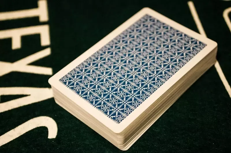 2 x KARTY DO GRY 100% PLASTIK POKER BRYDŻ + ETUI zdjęcie 10