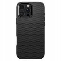 Etui plecki Spigen Liquid Air Czarne do Apple iPhone 16 Pro