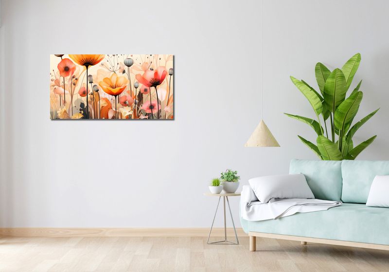 Obraz 100x50cm Taneczne Maki zdjęcie 2