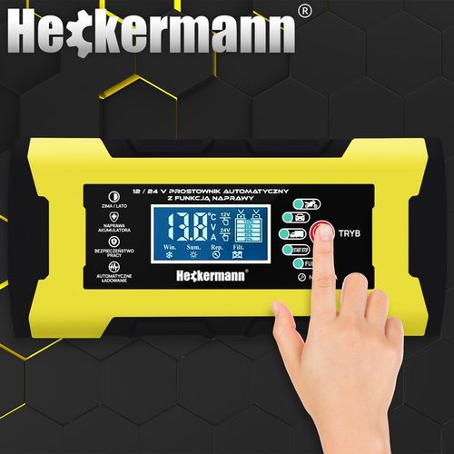 PROSTOWNIK SAMOCHODOWY DO AKUMULATORÓW Z FUNKCJĄ NAPRAWY 12V 5A 24V 10A na Arena.pl