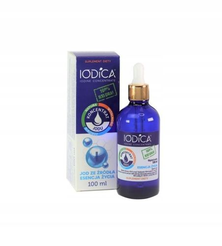 IODICA JOD Koncentrat Jodu Jod Naturalny Minerały 100 ml szklana butelka na Arena.pl