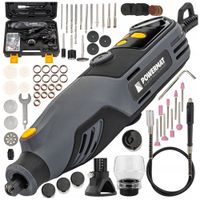 Szlifierka wielofunkcyjna FREZARKA prosta TRZPIENIOWA 200W 180 akcesoriów