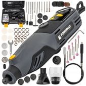 Szlifierka wielofunkcyjna FREZARKA prosta TRZPIENIOWA 200W 180 akcesoriów