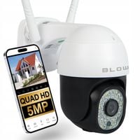 KAMERA WIFI IP 5MP OBROTOWA ZOOM DETEKCJA ZEWNĘTRZNA SMART HD ALARM IP66