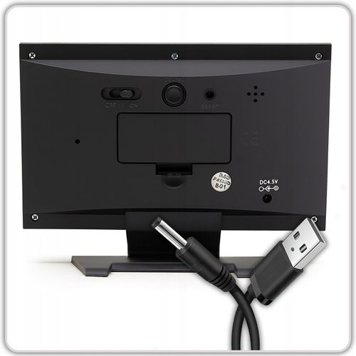 Cyfrowa stacja pogody – zegar, budzik, termometr, higrometr, kalendar na Arena.pl