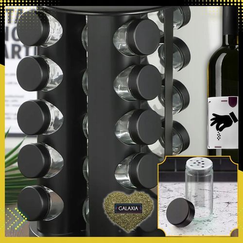 STOJAK NA PRZYPRAWY POJEMNIKI 20SZT Słoiczki Słoiki Przyprawnik i na Arena.pl