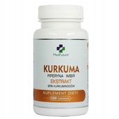 Kurkuma piperyna imbir Ekstrakt 95% kurkuminoidów METABOLIZM CUKRZYCA