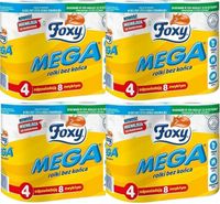 Papier Toaletowy FOXY MEGA dekorowany bezzapachowy 3 Warstwy Celuloza A'4
