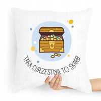 Poduszka Poszewka Dla Chrzestnego Na Prezent Z Nadrukiem Ze Zdjęciem