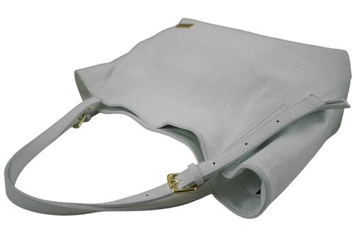 Modna shopperka damska na ramię - Biała na Arena.pl