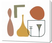 Obraz 70x60cm Naczynia