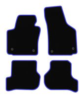 Dywaniki welurowe CARLUX-BLUE do Seat Leon II 2005-2012 զ