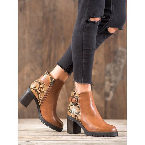 Botki Na Platformie Snake Print r.36 na Arena.pl